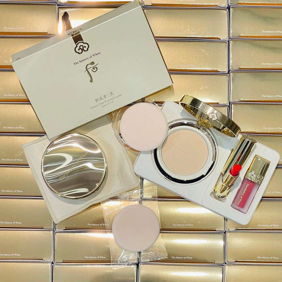 THE HISTORY OF WHOO Gongjinhyang:Mi Luxury Glow Pressed Powder No.1 Special Set